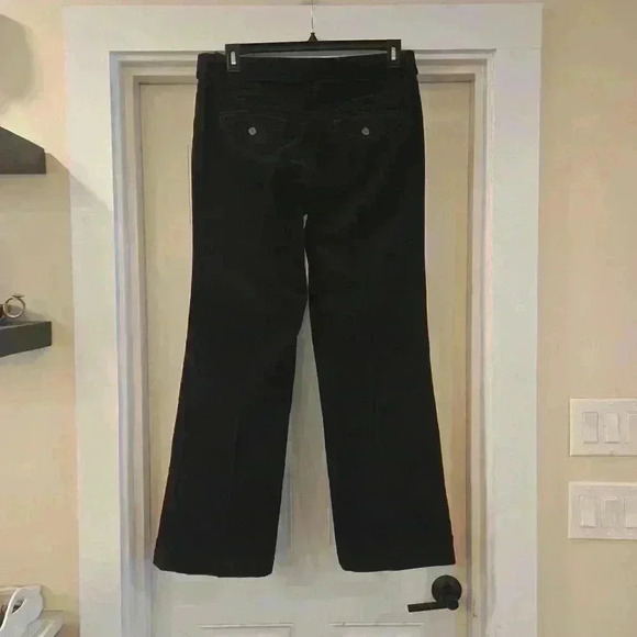 Tommy Hilfiger Y2K Low Rise Corduroy Stretch Cotton Flare Pants Black Size 10 - Picture 3 of 11